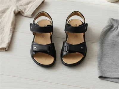 Primigi sandal nero med stjerner