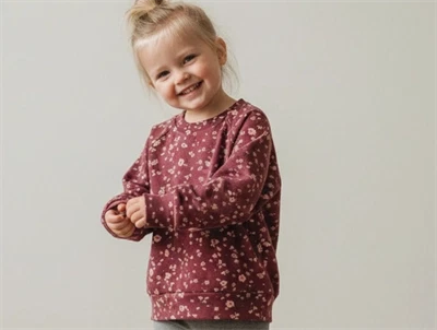 Soft Gallery bluse Galou oxblood red flowery