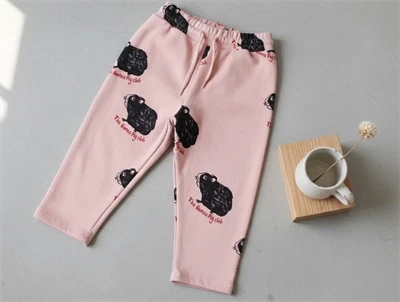 Mini Rodini sweatpants pink guinea pig