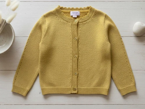 Noa Noa Miniature cardigan ochre gul glitter