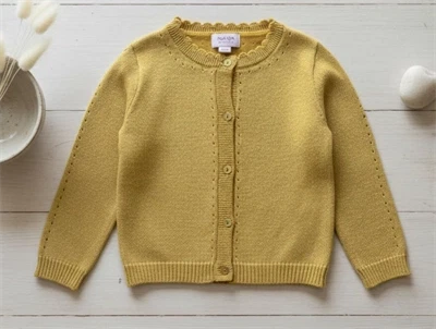 Noa Noa Miniature cardigan ochre gul glitter