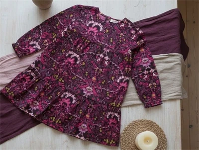 Noa Noa Miniature kjole print brown blomster