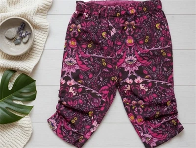 Noa Noa Miniature bukser print brown flower