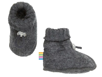 Joha mørkegrå futter i uld med elastiklukning