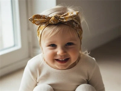 Huttelihut hårbånd liberty capel mustard