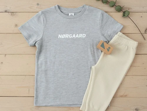 Mads Nørgaard grey melange t-shirt Taurus