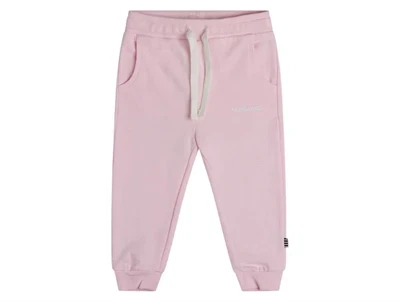 Mads Nørgaard sweatpants pink med bindebånd og lommer forfra