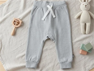 Mads Nørgaard grey melange bukser Pavini