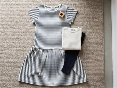 Mads Nørgaard kjole Daisina whitecap gray/black