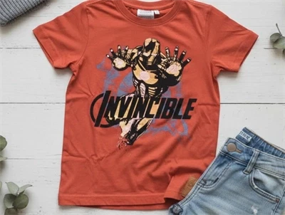 Wheat t-shirt Invincible paprika