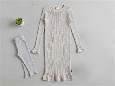 Mads Nørgaard multi pastel kjole Dubina