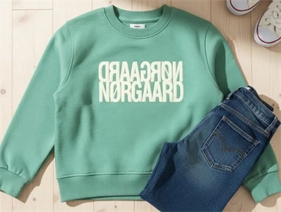 Mads Nørgaard sweatshirt Talinka creme de menthe
