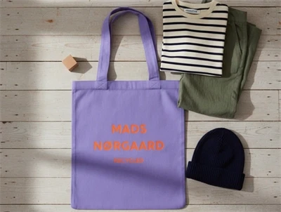 Mads Nørgaard mulepose Atoma paisley purple