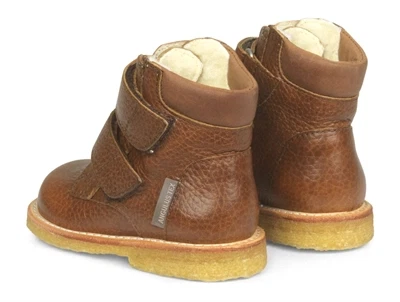 Angulus begynder TEX-støvle cognac set fra siden 