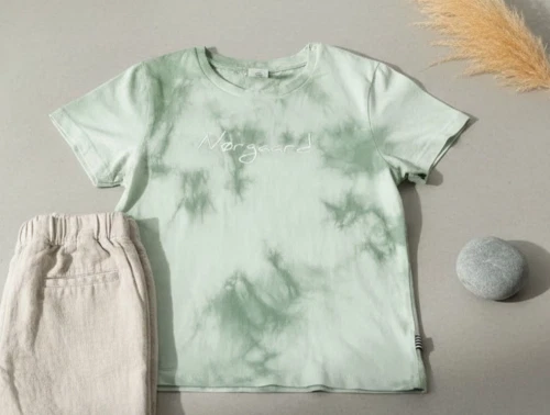 Mads Nørgaard light grass green t-shirt Taurus tie dye
