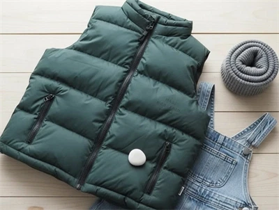 Mads Nørgaard darkest spruce puffer vest Julo