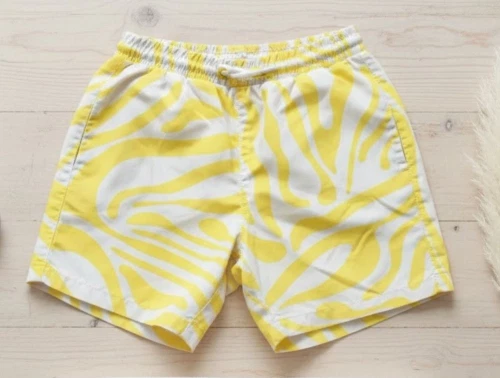 Mads Nørgaard lemon zest/birch badeshorts Sandrino