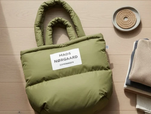 Mads Nørgaard martini olive pillow taske (voksen)