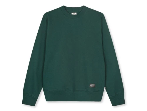 Mads Nørgaard sweatshirt i grøn pine grove set forfra