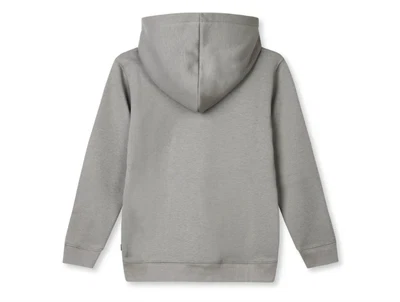 Mads Nørgaard sweatshirt i moon mist set bagfra med hætte