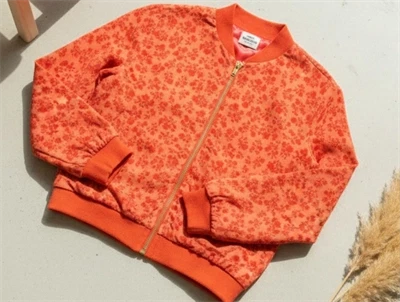 Mads Nørgaard cardigan/jakke red flower jam