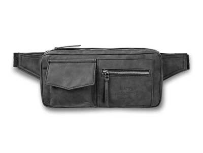 Mads Nørgaard bæltetaske i grå forfra