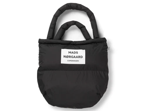Sort taske fra Mads Nørgaard med korte og lange hanke