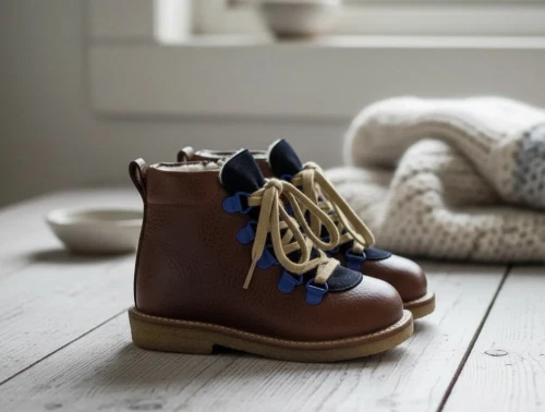 Angulus cognac/navy vinterstøvle med TEX