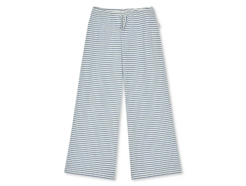 Mads Nørgaard Verona bukser hvid og blåstribet forside