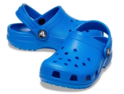 Crocs Classic clog blue bolt med hælrem og let komfort