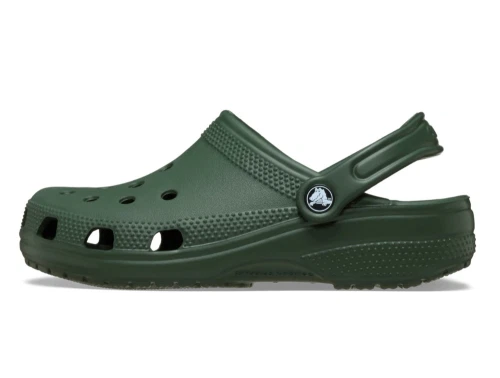Crocs Classic clog sandal field green med hælrem