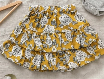 En Fant nederdel harvest gold flower