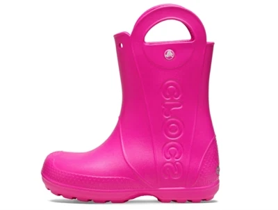 Crocs Handle It Rain Boot i pink set fra siden