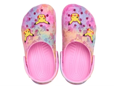 Crocs Pikachu clog lyserød med print og hælrem