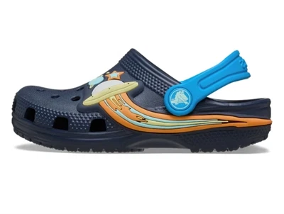 crocs classic ufo lights clog t navy set fra siden