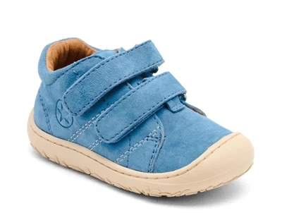 Bisgaard Hale V sko sky med velcrolukning