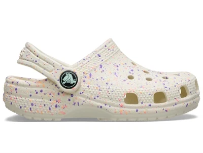 Crocs Classic clog med splatter og hælrem