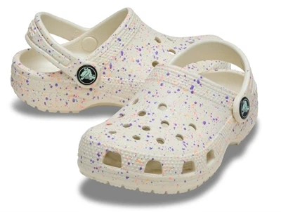 Crocs Classic clog med splatter og hælrem