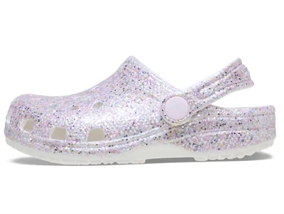 Crocs Classic clog med fantasy glitter og hælrem