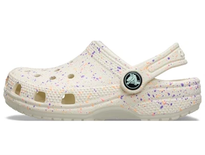 Crocs Classic clog med splatter og hælrem