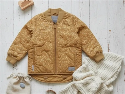 MarMar termojakke Orry dark mustard leo lines