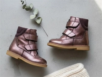 Angulus sunset/aubergine vinterstøvle med TEX