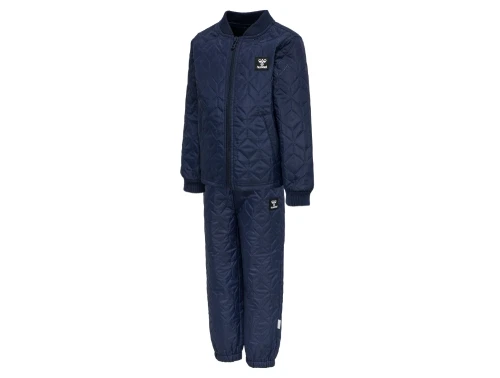 Hummel termosæt i mørkeblå nuance med quiltet mønster