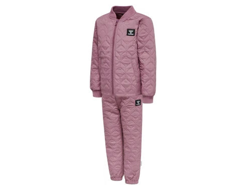 Hummel termosæt i rosa nuance med quiltet mønster