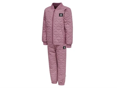 Hummel termosæt i rosa nuance med quiltet mønster