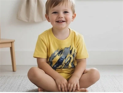 Wheat t-shirt Marvel dark straw