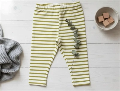 En Fant leggings olive oil striber