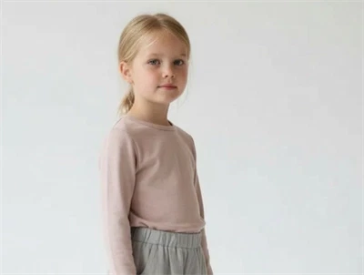 Wheat dry rose t-shirt Alfie merinould