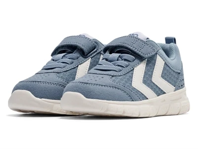 Hummel Crosslite sneaker faded denim med velcro
