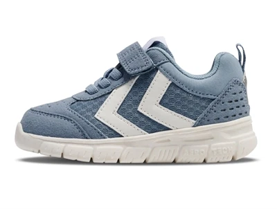 Hummel Crosslite sneaker faded denim med velcro